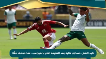 تكبد الأهلي خسائر مالية بعد الهزيمة أمام بالميراس.. فما حجمها حقًا؟